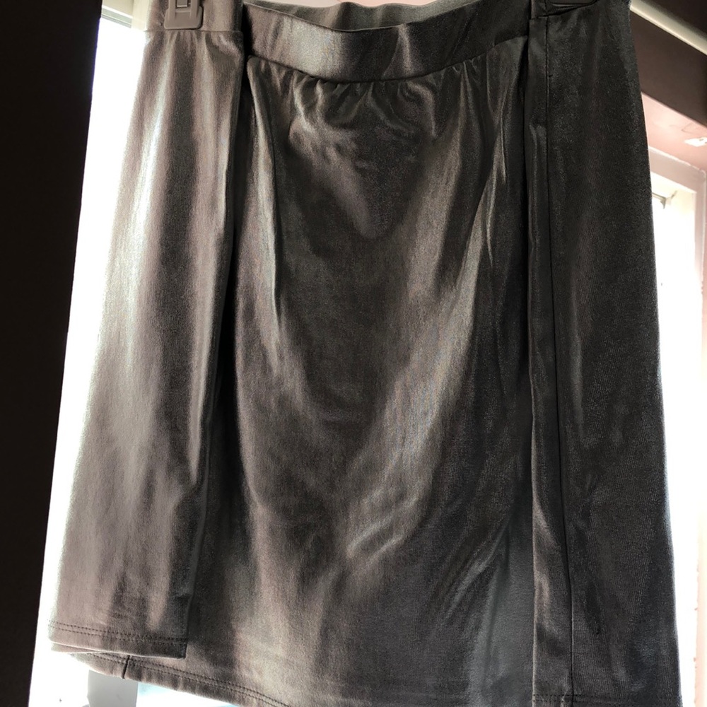 Silver skirt perf for alien costume